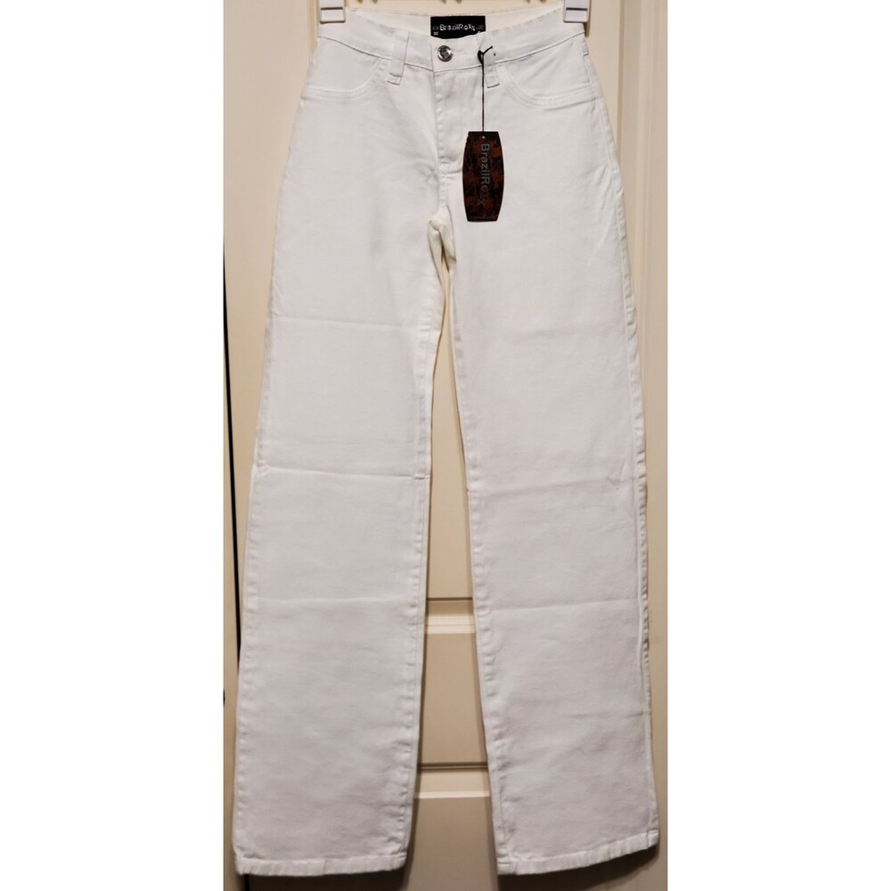 BrazilRoxx Jeans Low Rise BR 36/US 0 White - NEW W/Tag